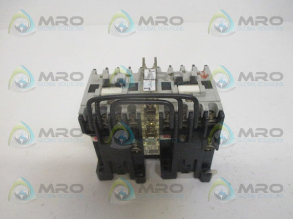 ALLEN BRADLEY 104-A09ND3 SER. B REVERSING CONTACTOR 120V UNMP