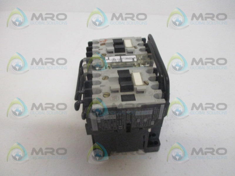 ALLEN BRADLEY 104-A09ND3 SER. B REVERSING CONTACTOR 120V UNMP