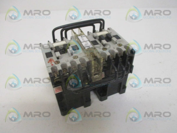 ALLEN BRADLEY 104-A09ND3 SER. B REVERSING CONTACTOR 120V UNMP