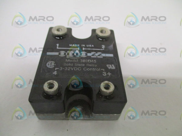OPTO 22 380D45 SOLID STATE RELAY 3-32VDC UNMP