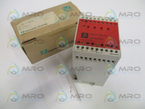 PEPPERL+FUCHS 17443 WE77-GS-04 TRIP AMFLIFIER NSMP