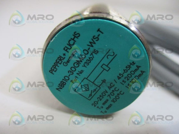 PEPPERL+FUCHS NBB10-30GM60-WS-T PROXIMITY SWITCH NSMP
