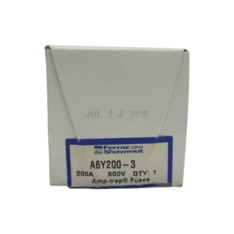 FERRAZ SHAWMUT A6Y200-3 600VAC 200A (WHITE) NSFS