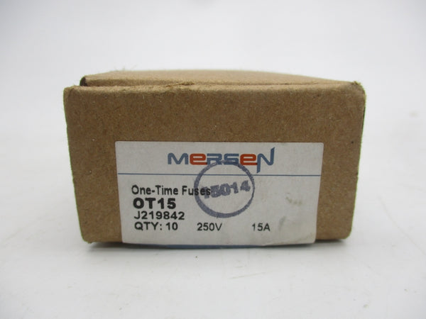 MERSEN OT15 250VAC 15A (PKG OF 10) NSMP