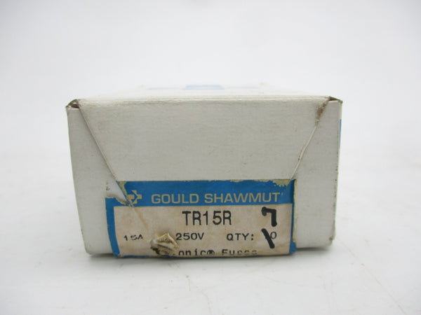 GOULD SHAWMUT TR15R 250VAC 15A (PKG OF 7) (WH/PK) NSMP