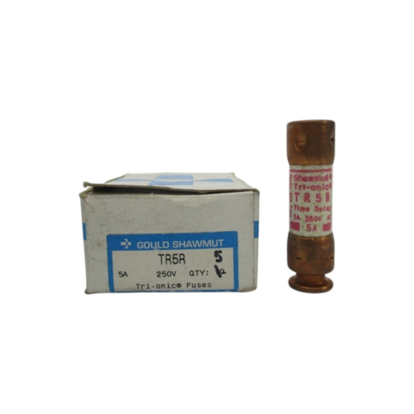 GOULD SHAWMUT TR5R 250VAC 5A (PKG OF 5) (WH/PK) NSMP