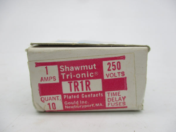 GOULD SHAWMUT TR1R 250VAC 1A (PKG OF 10) (WH/PK) NSMP