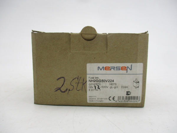 MERSEN NH2GG50V224 500V 224A (PKG OF 2) NSMP