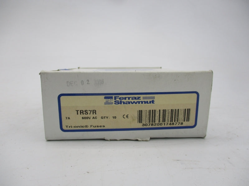 FERRAZ SHAWMUT TRS7R 600VAC 7A (PKG OF 10) (WHITE) NSFS