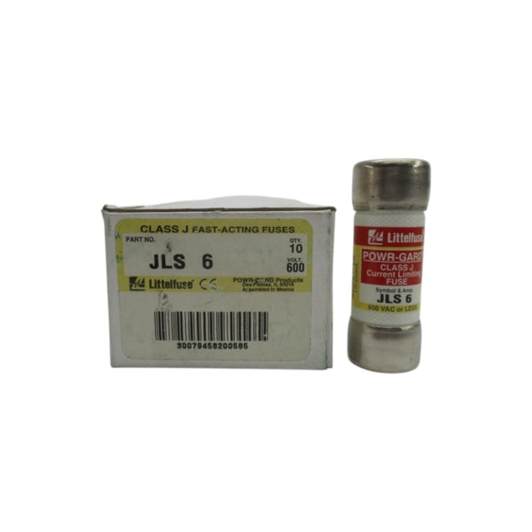 LITTELFUSE JLS6 600VAC 6A (PKG OF 10) (WH/YL) NSMP