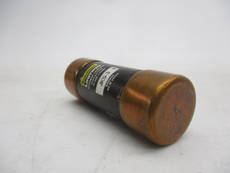 BUSSMANN JKS-3 600VAC 3A (PKG OF 7) (YL/BLK) NSMP