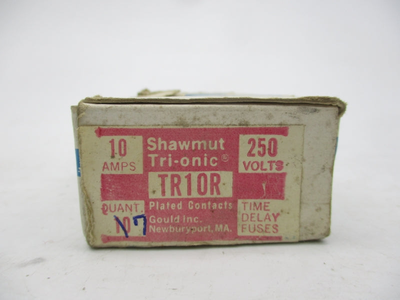 GOULD SHAWMUT TR10R 250VAC 10A (PKG OF 7) (WH/PK) NSMP
