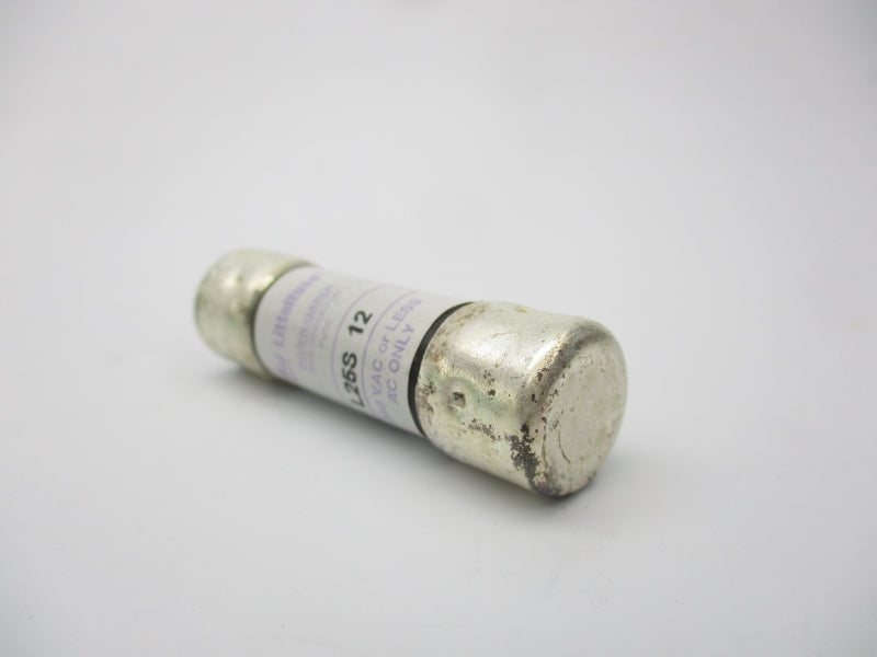 LITTELFUSE L25S12 250VAC 12A (PKG OF 10) (GR/PU) NSMP