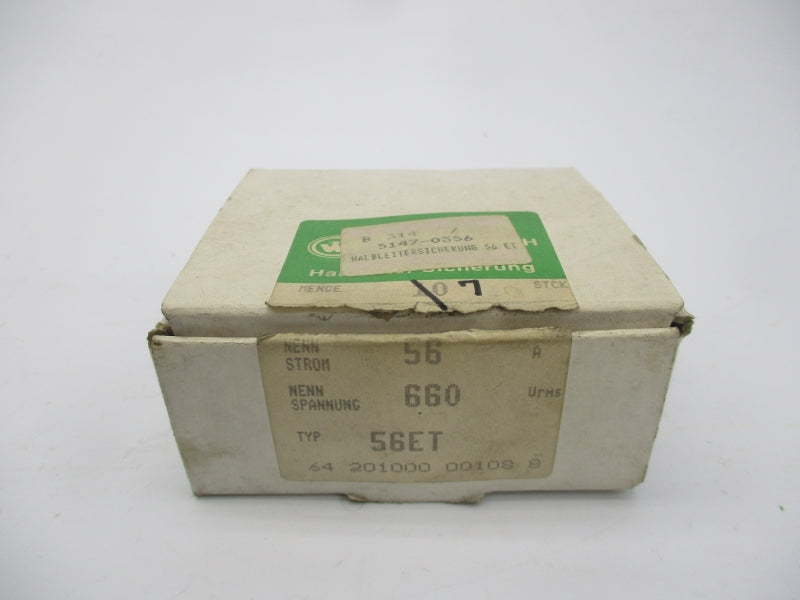 MAKMANN 56ET 660VAC 56A (PKG OF 7) NSMP