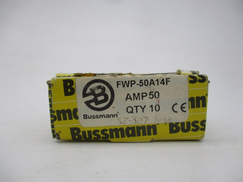 BUSSMANN FWP-50A14F 700VAC 50A (PKG OF 10) (YL/WH) NSMP