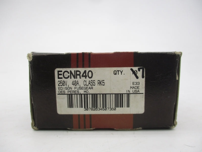 EDISON ECNR40 250VAC 40A (PKG OF 7) NSMP