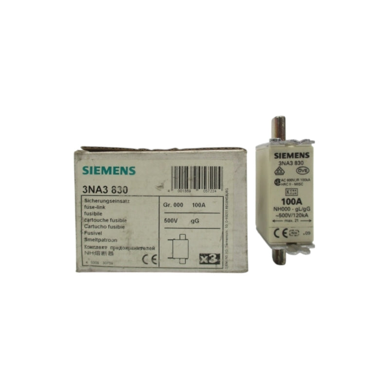 SIEMENS 3NA3 830 500V 100A (PKG OF 3) NSMP