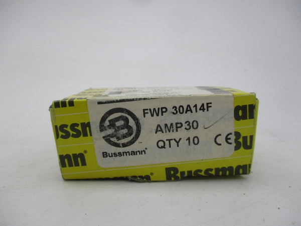 BUSSMANN FWP-30A14F 30A (PKG OF 10) (YL/WH) NSMP