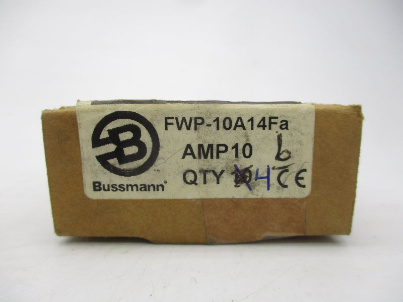 BUSSMANN FWP-10A14FA 700VAC 10A (PKG OF 4) (BR/WH) NSMP