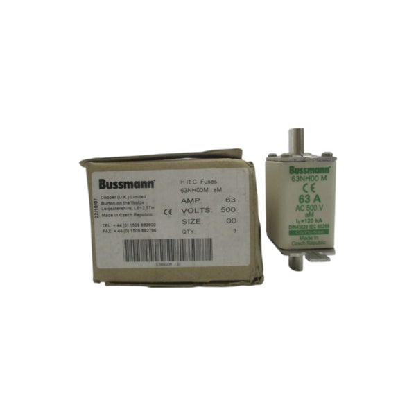 BUSSMANN 63NH00M 500VAC 63A (PKG OF 3) NSMP