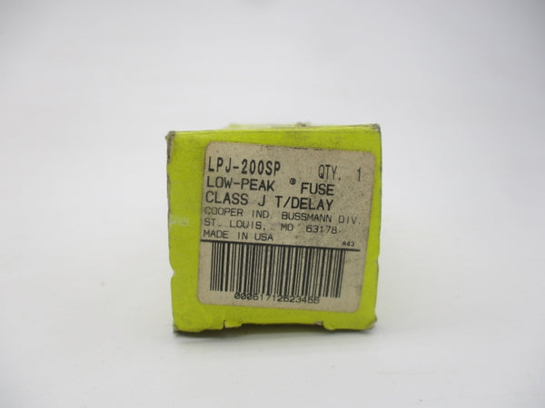 BUSSMANN LPJ-200SP 600VAC 200A (YL/BL) NSMP