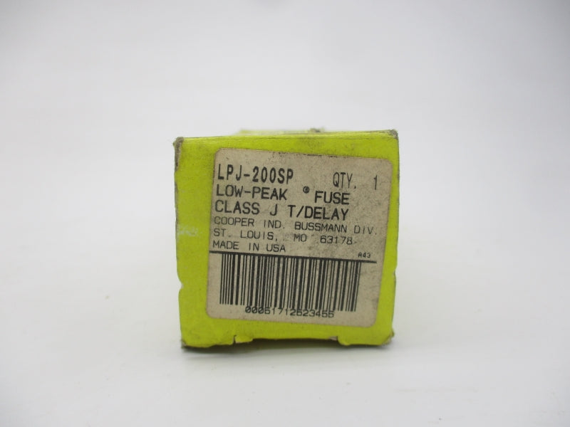 BUSSMANN LPJ-200SP 600VAC 200A (YL/BL) NSMP