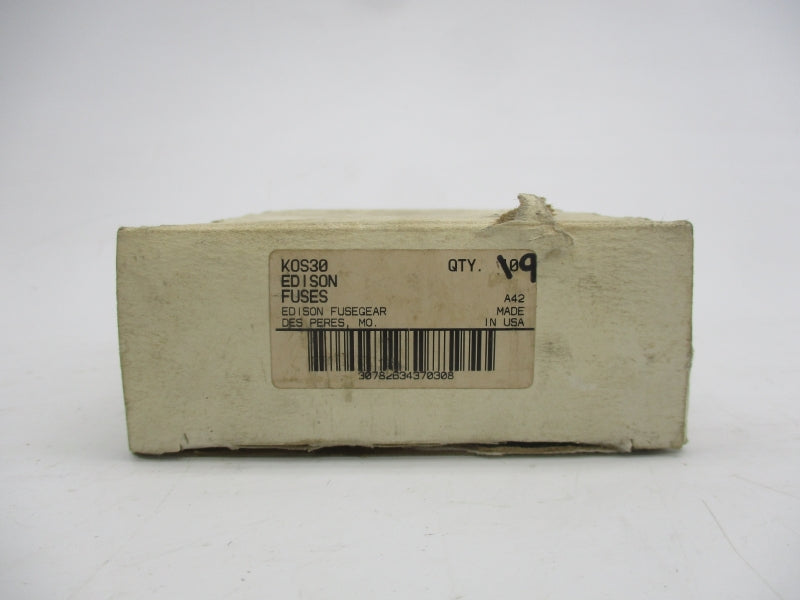 EDISON KOS30 600VAC 30A (PKG OF 9) NSMP