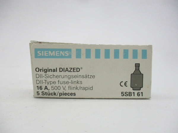 SIEMENS 5SB161 500V 16A (PKG OF 5) NSMP