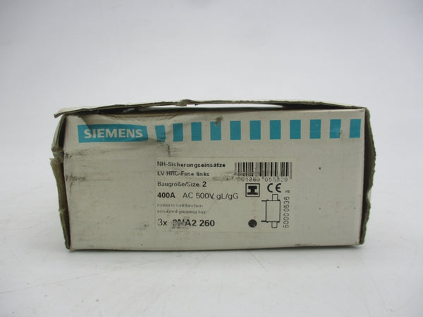 SIEMENS 3NA2260 500VAC 400A (PKG OF 3) NSMP