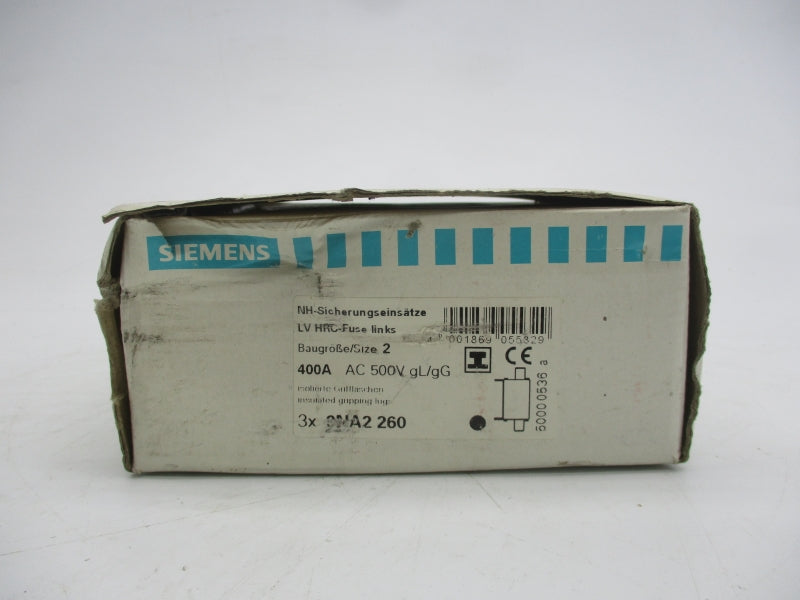 SIEMENS 3NA2260 500VAC 400A (PKG OF 3) NSMP