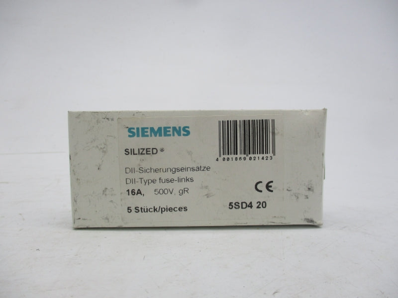 SIEMENS 5SD420 500V 16A (PKG OF 5) NSMP