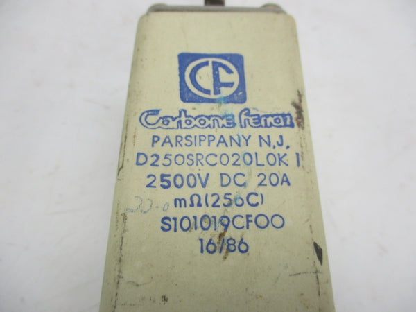 CARBONE FERAL D250SRC020L0K 2500VDC 20A UNMP