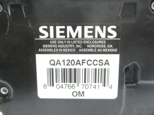 SIEMENS QA120AFCCSA 120V 20A NSNP