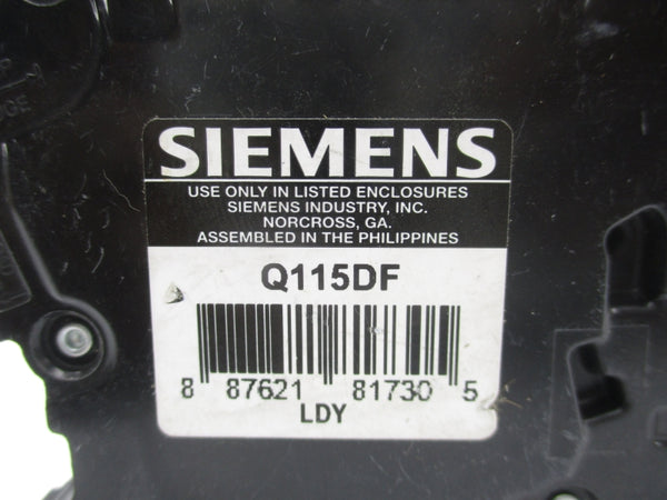 SIEMENS Q115DF 120V 15A NSNP