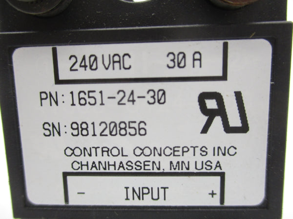 CONTROL CONCEPTS 1651-24-30 240VAC 30A NSNP