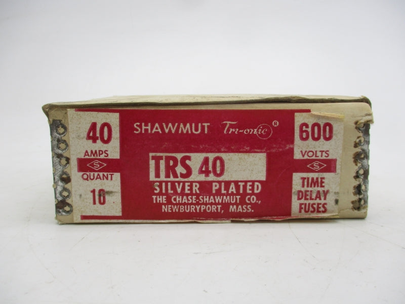 SHAWMUT TRS40 600VAC 40A (PKG OF 10) (WH/PK) NSMP