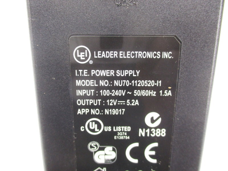 LEADER ELECTRONICS NU70-1120520-I1 100-240V 1.5A NSNP