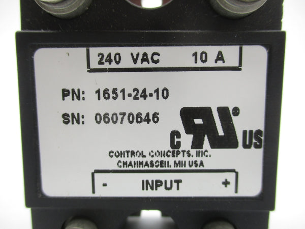 CONTROL CONCEPTS 1651-24-10 240VAC 10A NSNP
