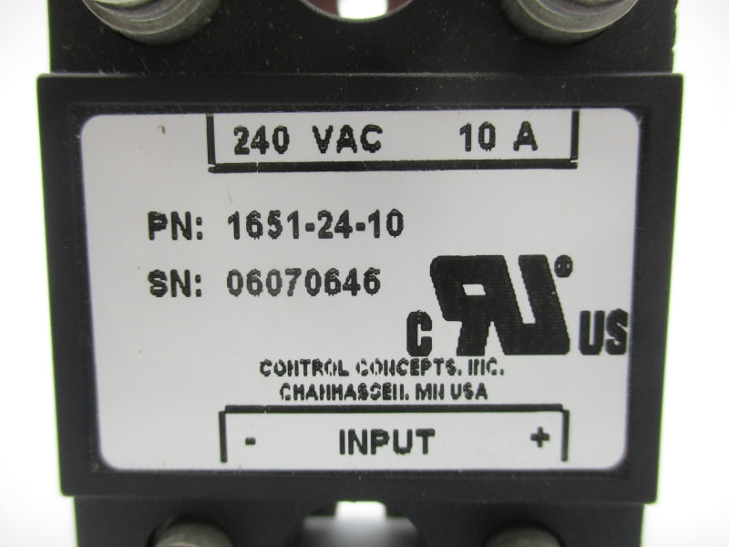 CONTROL CONCEPTS 1651-24-10 240VAC 10A NSNP