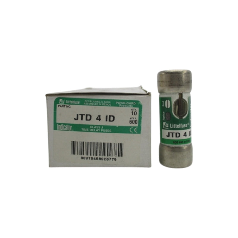 LITTELFUSE JTD4ID 600VAC 4A (PKG OF 10) (WH/GR) NSMP