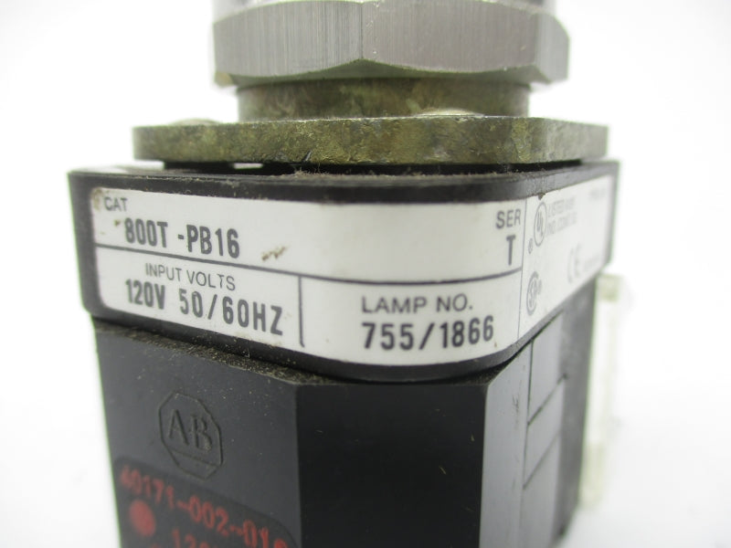 ALLEN BRADLEY 800T-PB16C SER. T 120V NSNP