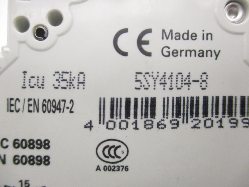 SIEMENS 5SY4104-8 230/400V 4A NSNP