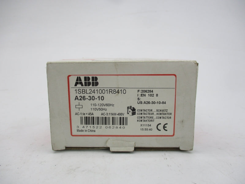ABB 1SBL241001R8410 A26-30-10 110-120V 45A NSMP