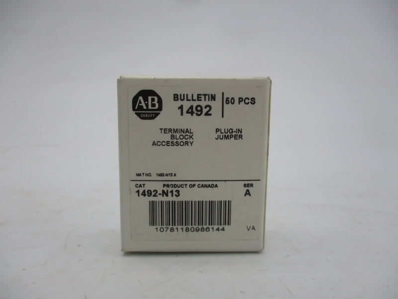 ALLEN BRADLEY 1492-N13 SER. A (PKG OF 50) (WH) NSMP