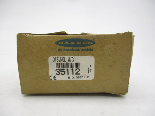 BANNER ENGINEERING OTBVN6L_W/G 35112 NSMP