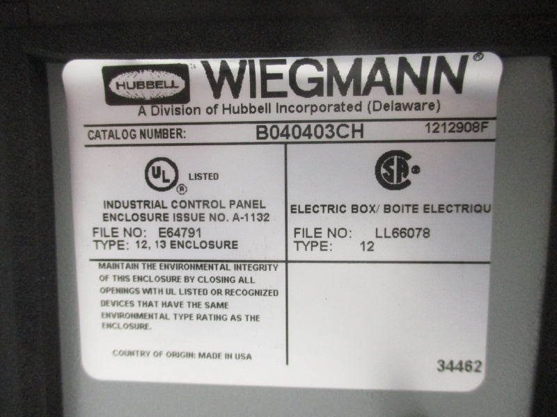 HUBBELL B040403CH NSNP