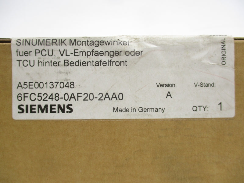 SIEMENS 6FC5248-0AF20-2AA0 NSFS