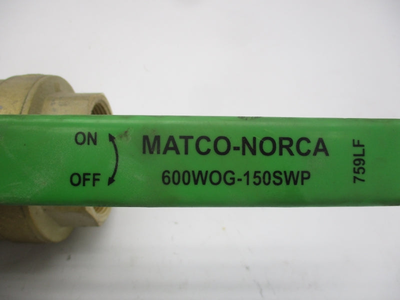 MATCO NORCA NSF61-8 600WOG-150SWP 2" NSNP