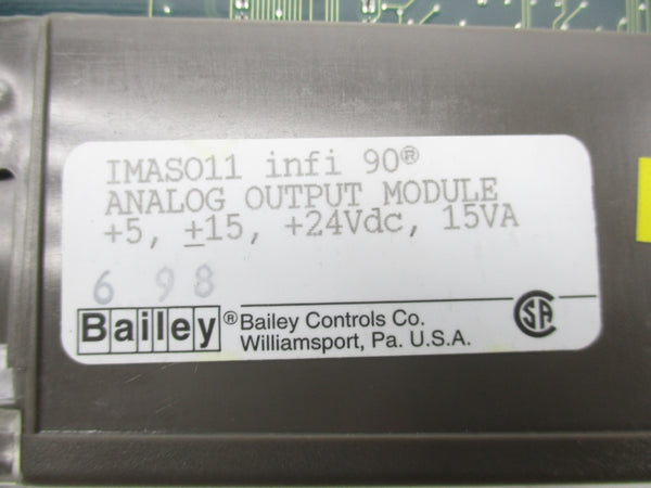 BAILEY CONTROLS IMAS011 24VDC UNMP