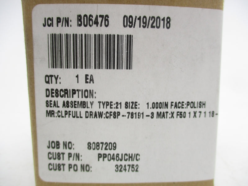 JOHN CRANE B06476 TYPE 21 NSMP